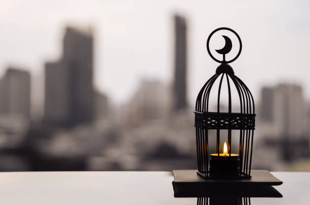 istock Lantern that have moon symbol on top for Ramadan Kareem. 1306119867