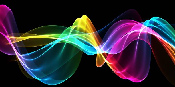 istock Wave abstract images, color design Abstract colored wave 1306122920