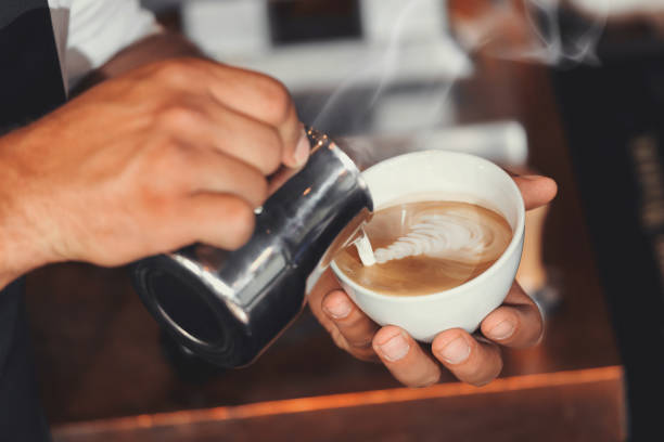 istock Photo of coffee latte ready for serving. 1306127168