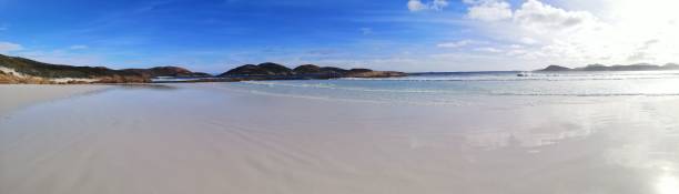 istock Stretch of sandy white beach 1306130825