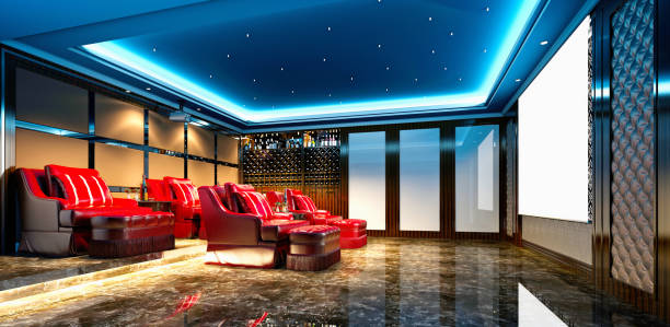 istock 3d render home cinema room 1306133387