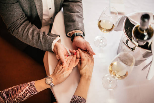 istock a young married couple have a romantic lunch 1306133501