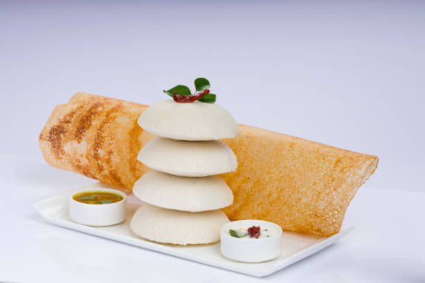 istock Ghee roast  Dosa and Idlii 1306134869