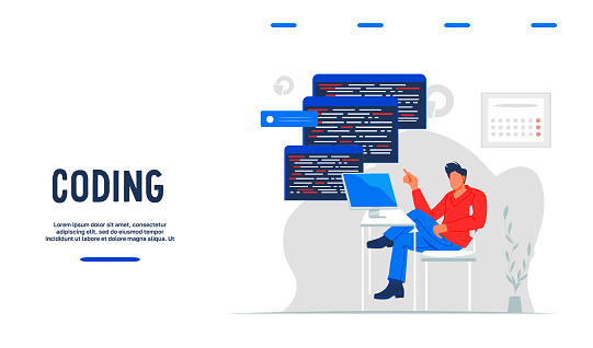 Website Template For Writing App Code And Testing Computer Software ...