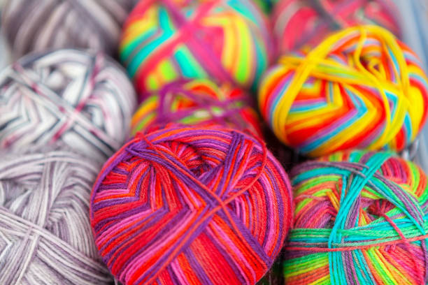 istock Wool Colorful Hand Knitting Yarn 1306138614