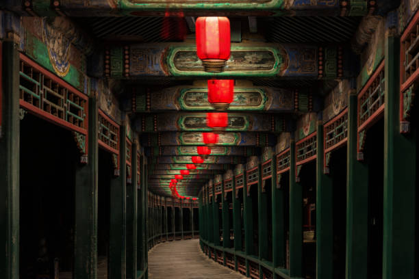 istock Long Corridor of Summer Palace, Beijing, China 1306143834