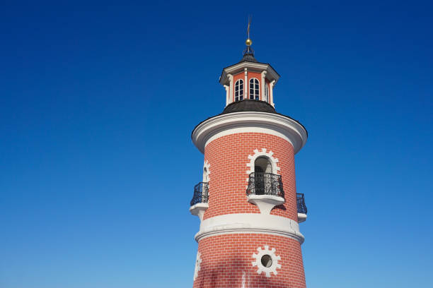 The pink lighthouse near the \