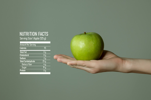 Dietary food and vitamins concept template for product advertising.