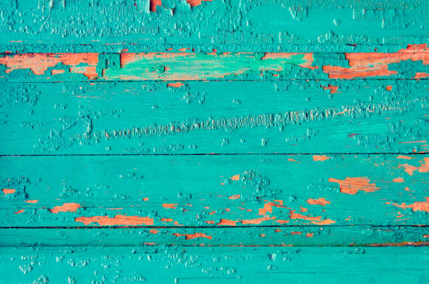 istock An old green-painted wooden board 1306154558