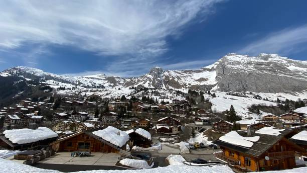 istock Mountain, snow, skiing, sledding, high Savoy 1306160593