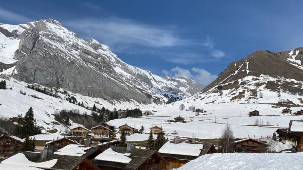 istock Mountain, snow, skiing, sledding, high Savoy 1306160598