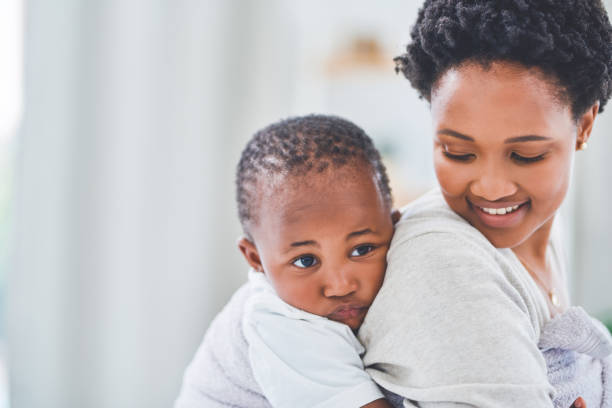 istock Comforting for kiddo, convenient for mom 1306162369