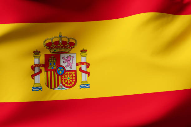 istock Spain oficcial flag.3d illustration 1306164828
