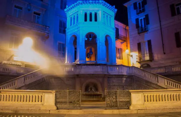 Photo of Steam from the boiling water of Acqui Terme