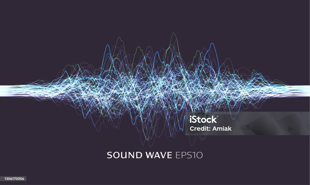 Science Sounds Background Science Technology Background Vector Sound Wave Abstract Music Pulse ...