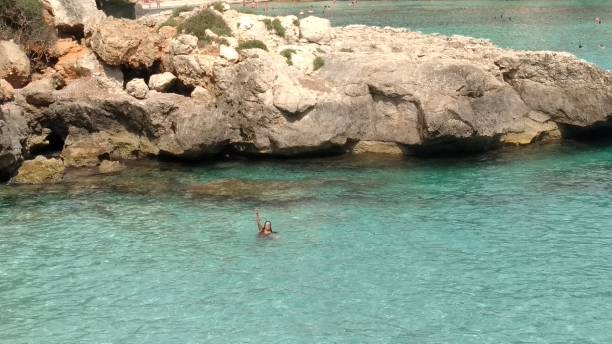 istock Woman in the sea 1306177472