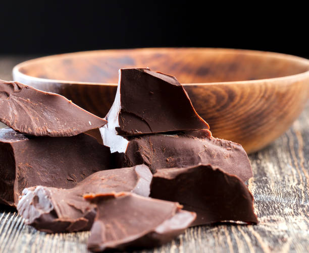 istock large chunks of chocolate with cocoa 1306177553