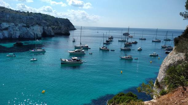 istock Boats in the sea 1306178317