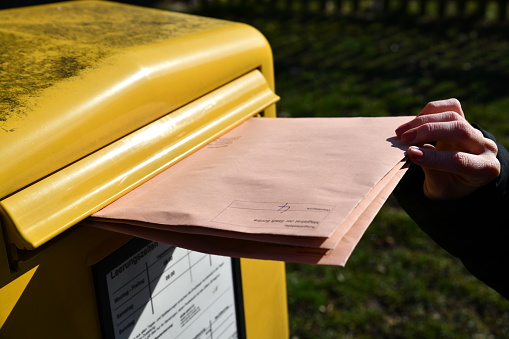 postal voting, election, germany