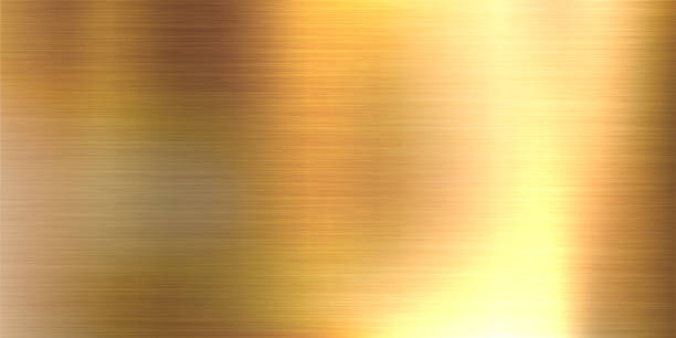 istock Realistic brushed metal texture. Polished stainless steel background. Vector illustration 1306189161