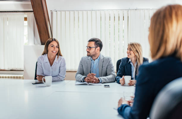 business people talking at meeting room. - 6206 imagens e fotografias de stock