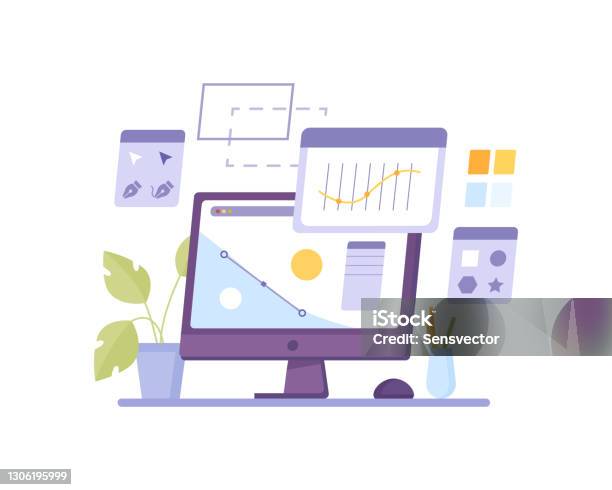 Design Program Computer Isolated Screen Networking Graphics And Chat ...