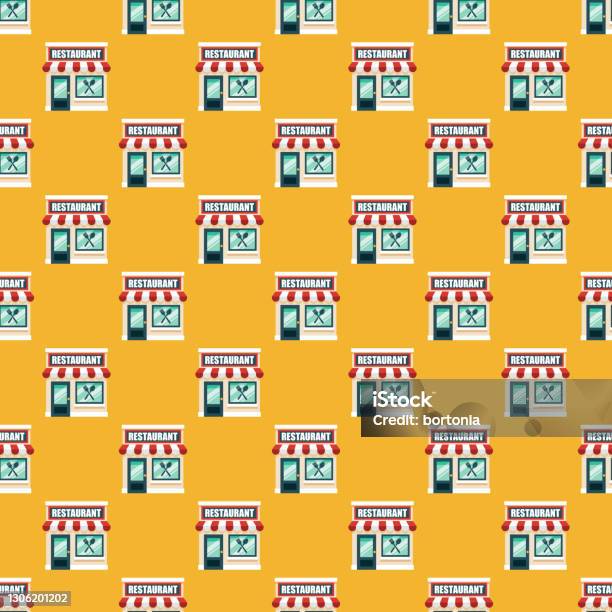 Restraunt Pattern Restaurant Pattern Stock Illustration - Download Image Now ...