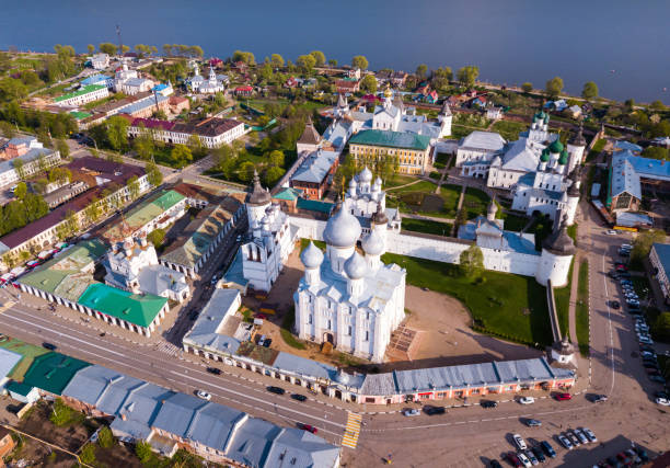 istock Aerial view of Rostov Kremlin 1306202111