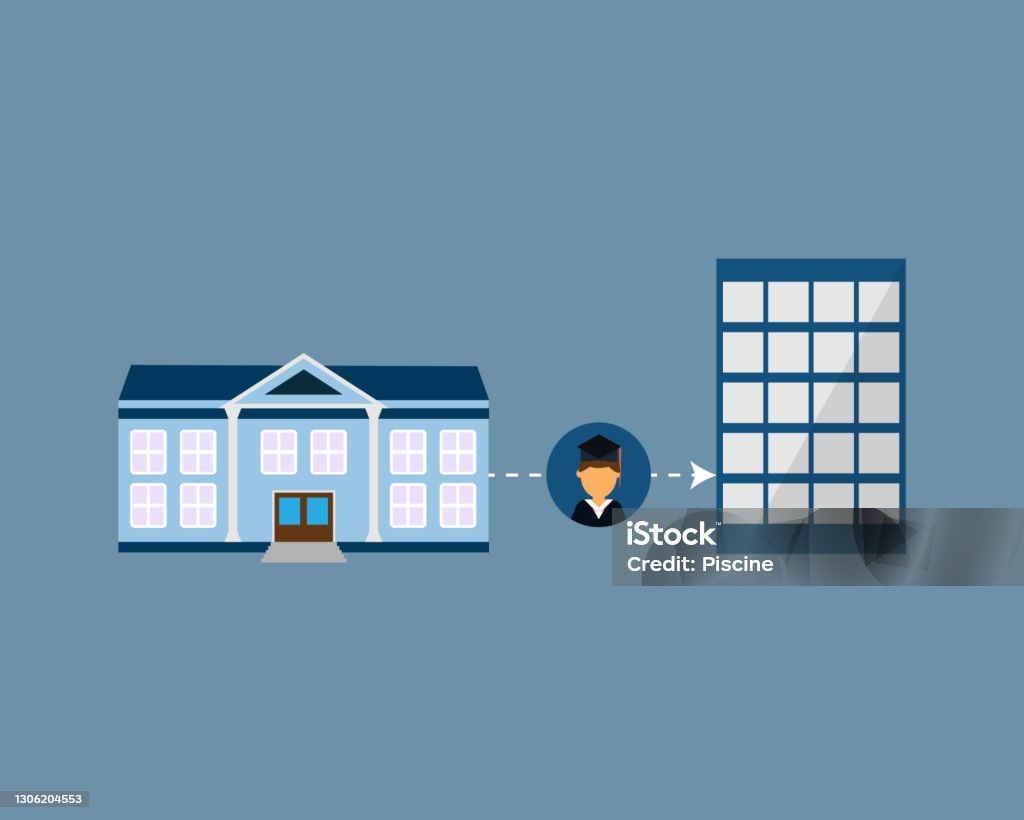 First Jobber Vector First Jobber From New Graduate To Start Looking For A Job Vector Stock ...