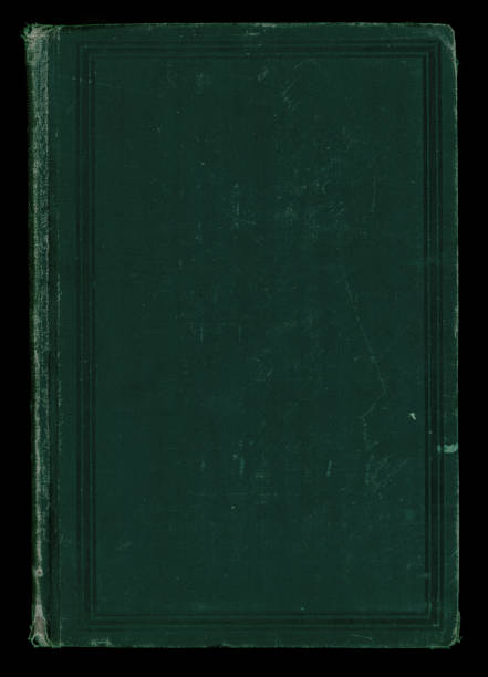 istock Antique Green Hardcover Book 1306207146