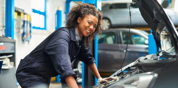 istock female mechanic portrait 1306211805