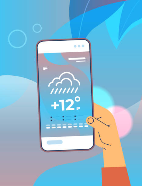 istock human hand holding smartphone with daily temperature mobile app weather forecasting and meteorology concept 1306222531
