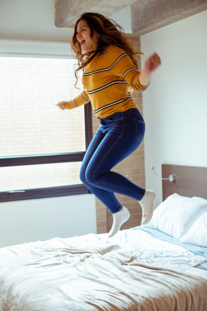 istock A Young woman buying online her first apartment 1306237909