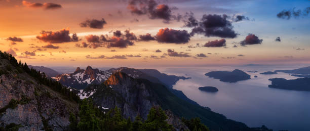 istock Panoramic landscape view of Howe Sound 1306238245