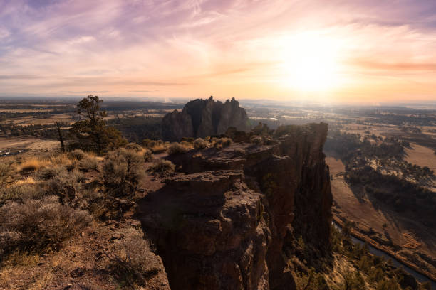 istock Beautiful American Landscape during a vibrant winter 1306238757