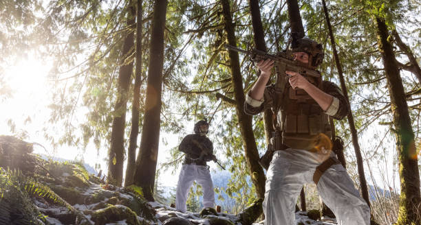istock Army Man wearing Tactical Uniform 1306238898