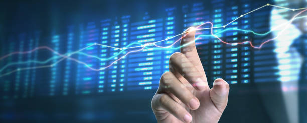 istock Businessman plan graph growth increase of chart positive indicators in his business 1306241977