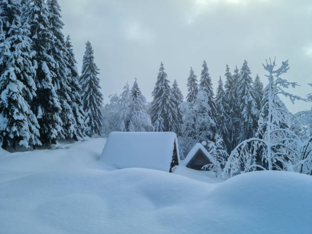 mountain huts in Triglav national park, Slovenia