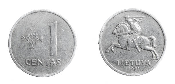 istock Lithuania one centas coin on a white isolated background 1306253840