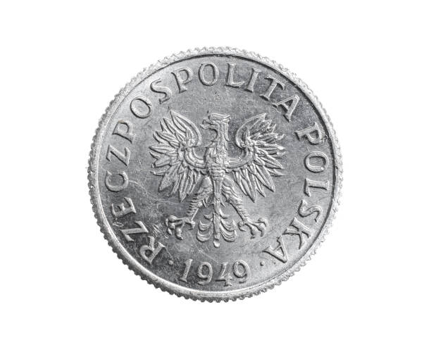 istock Poland one penny coin on a white isolated background 1306253902