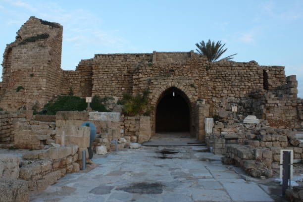 istock Arched entry at Caesarea in Israel 1306258742