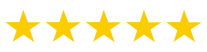 5 o Cinco estrellas firman símbolo sobre fondo blanco. Ilustración. Clasificación de comentarios de revisión de servicio de calidad. La mejor opción. photo