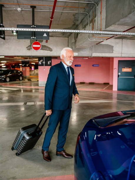 istock Senior businessman ready for a trip. 1306261114