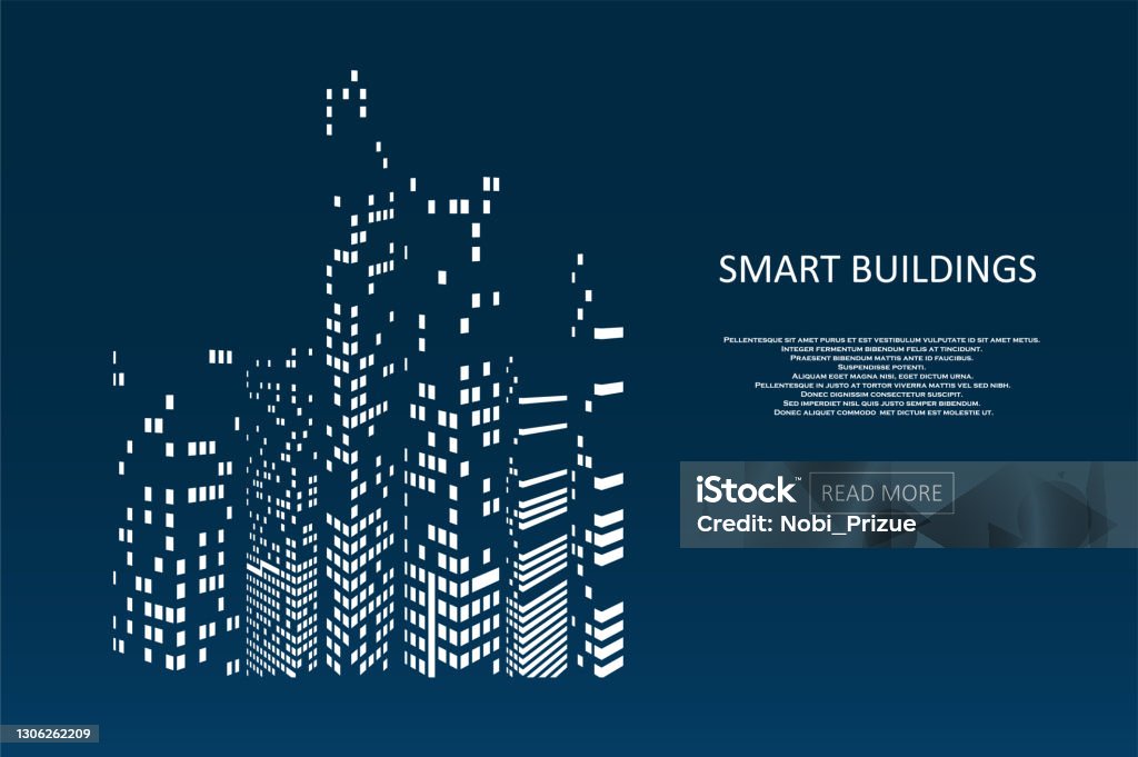 Building Smart Design Graphs Smart Building Concept Design Stock Illustration - Download Image Now ...
