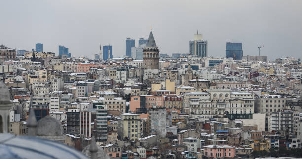 istock Galata Tower in Beyoglu District, Istanbul City, Turkey 1306265000