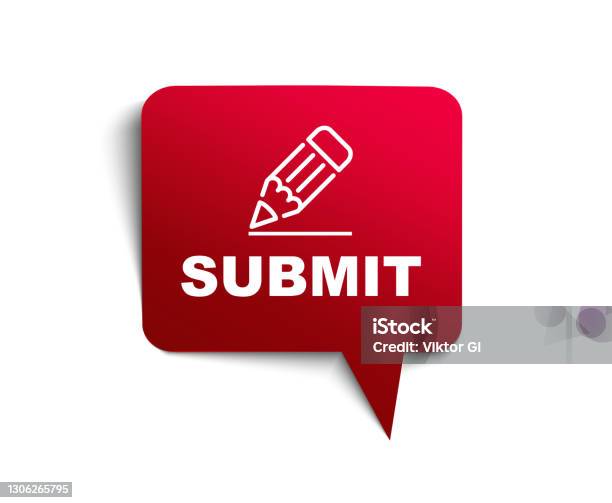 Submit Ribbon Submit Speech Bubble Submit Ribbon Sign Submit Banner Stock ...