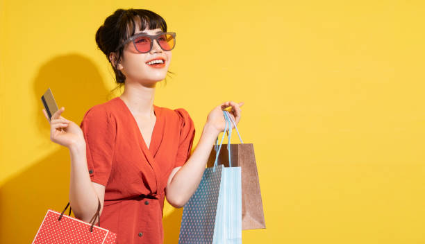 istock Woman go shopping 1306266305