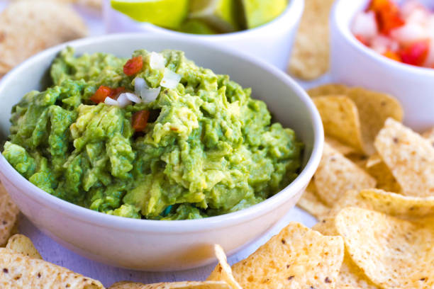 istock Guacamole with pico de gallo (onion, coriander or chili and tomato). 1306268781