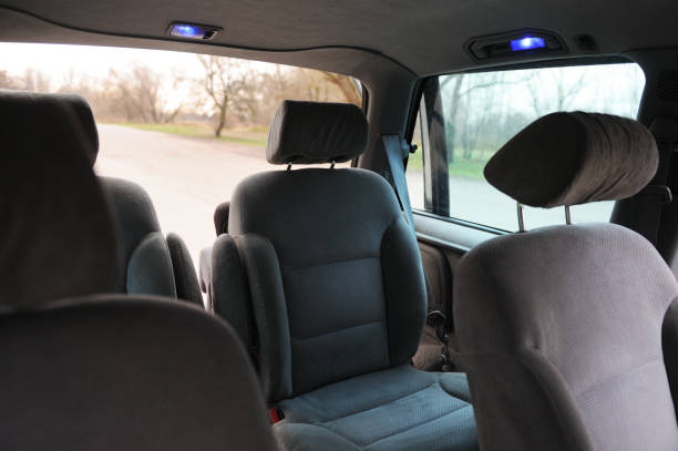 istock Car interior cabin with seats 1306269451