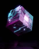 High Tech Computer Calamity Futuristic Hightech Computer Concept With Artificial Intelligence HD ...